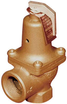 Watts Brass & Tubular, ASME Water-Pressure Relief Valve, 30-Lb., 0.75-In.