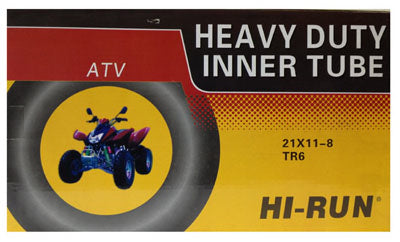 HI-RUN, ATV Tube, 20 x 8.00/21 x 7.00-10 In., Tr6 Valve Stem