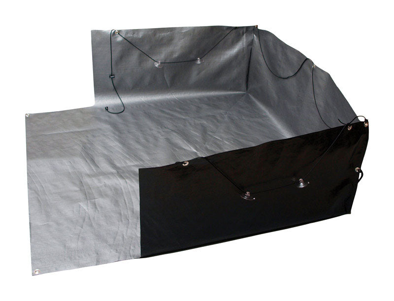 ACE TRADING-DREAM TARPS, Ace Heavy Duty Polyethylene Auto Cargo Liner Black