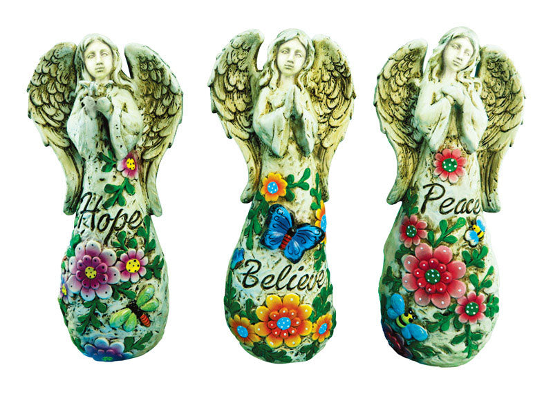 ACE TRADING - ALPINE KEYANG, Alpine Inspiration Words Polyresin Assorted 15.35 in. Statuary (Pack of 6)