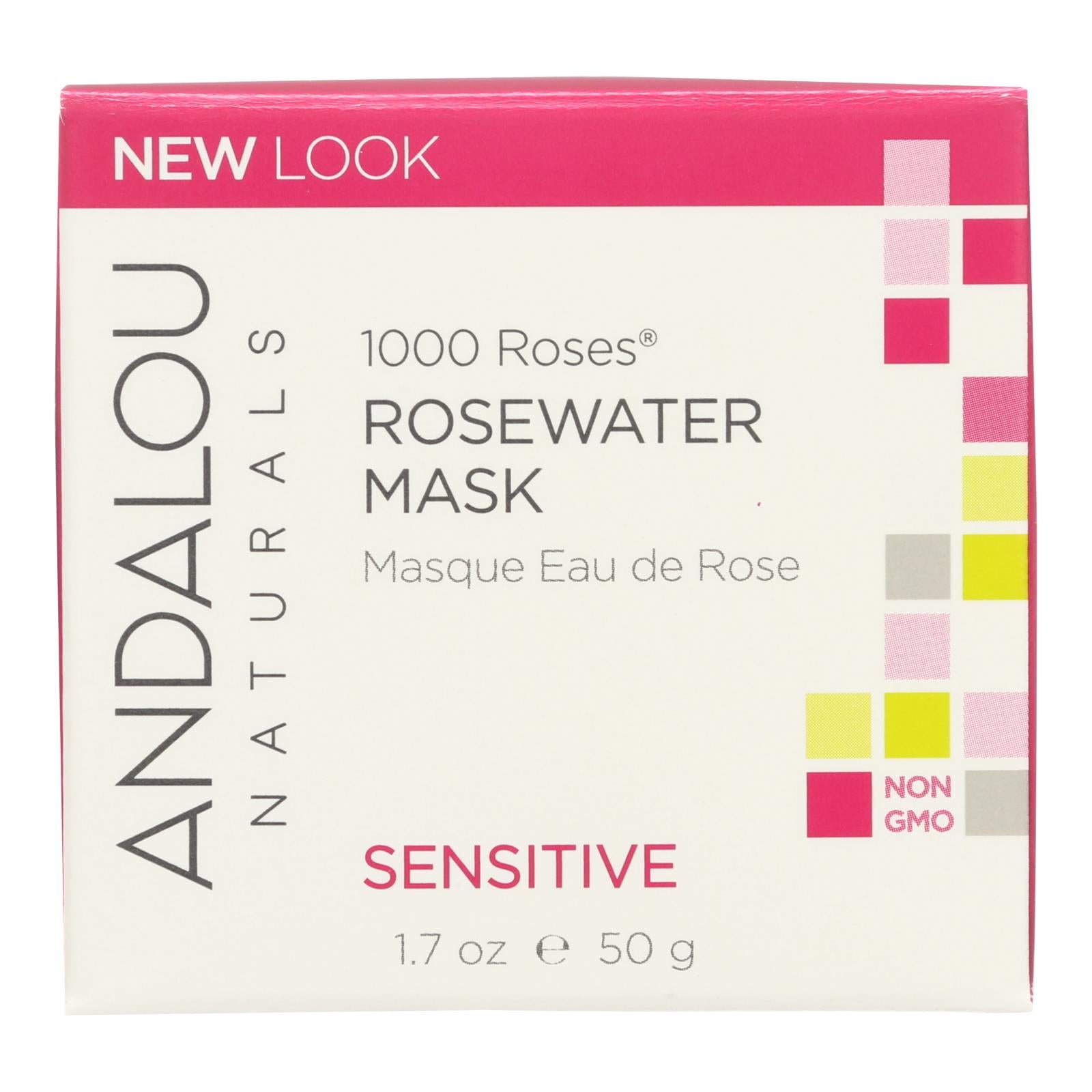 Andalou Naturals, Andalou Naturals Rosewater Mask - 1000 Roses - 1.7 oz