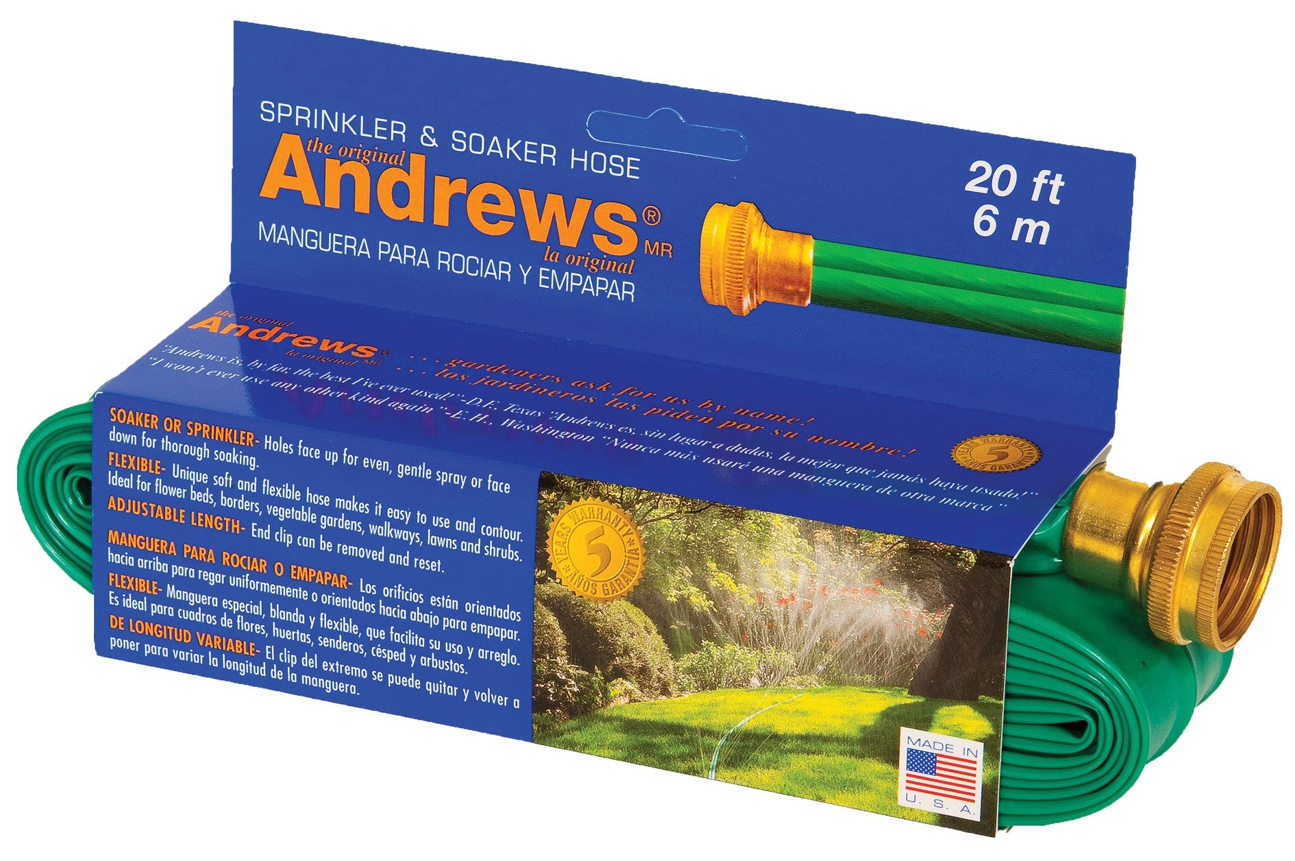 A.M. ANDREWS COMPANY, Andrews 20 ft. L Sprinkler/Soaker Hose