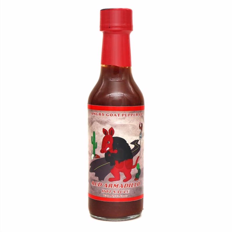 RABBIT PATCH FARM LLC, Angry Goat Pepper Co. Red Armadillo Hot Sauce 5 oz