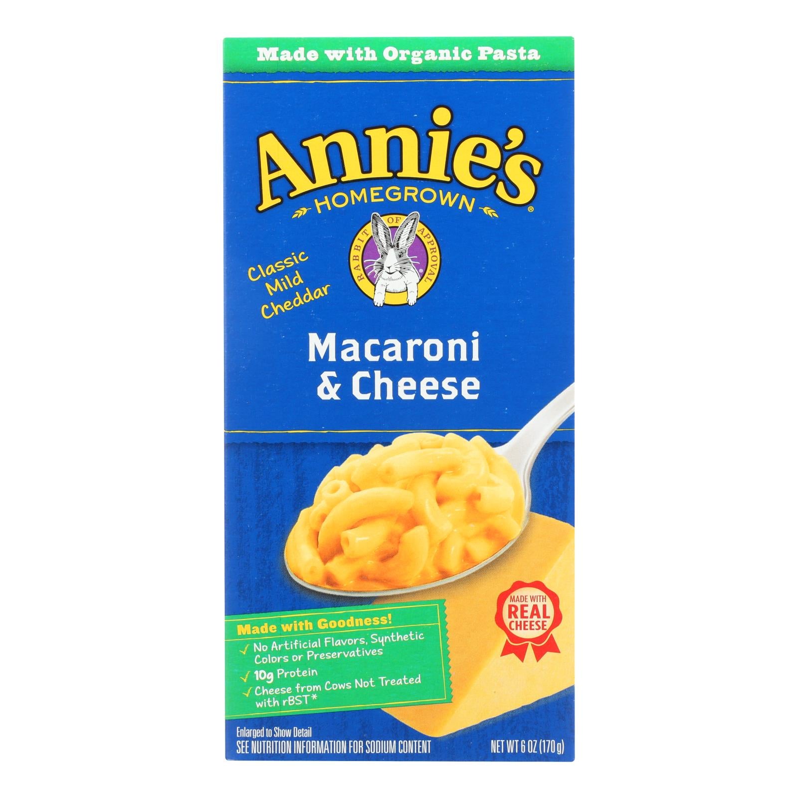 Annie'S Homegrown, Annie's Homegrown Classic Macaroni and Cheese - Case of 12 - 6 oz. (Pack of 12)