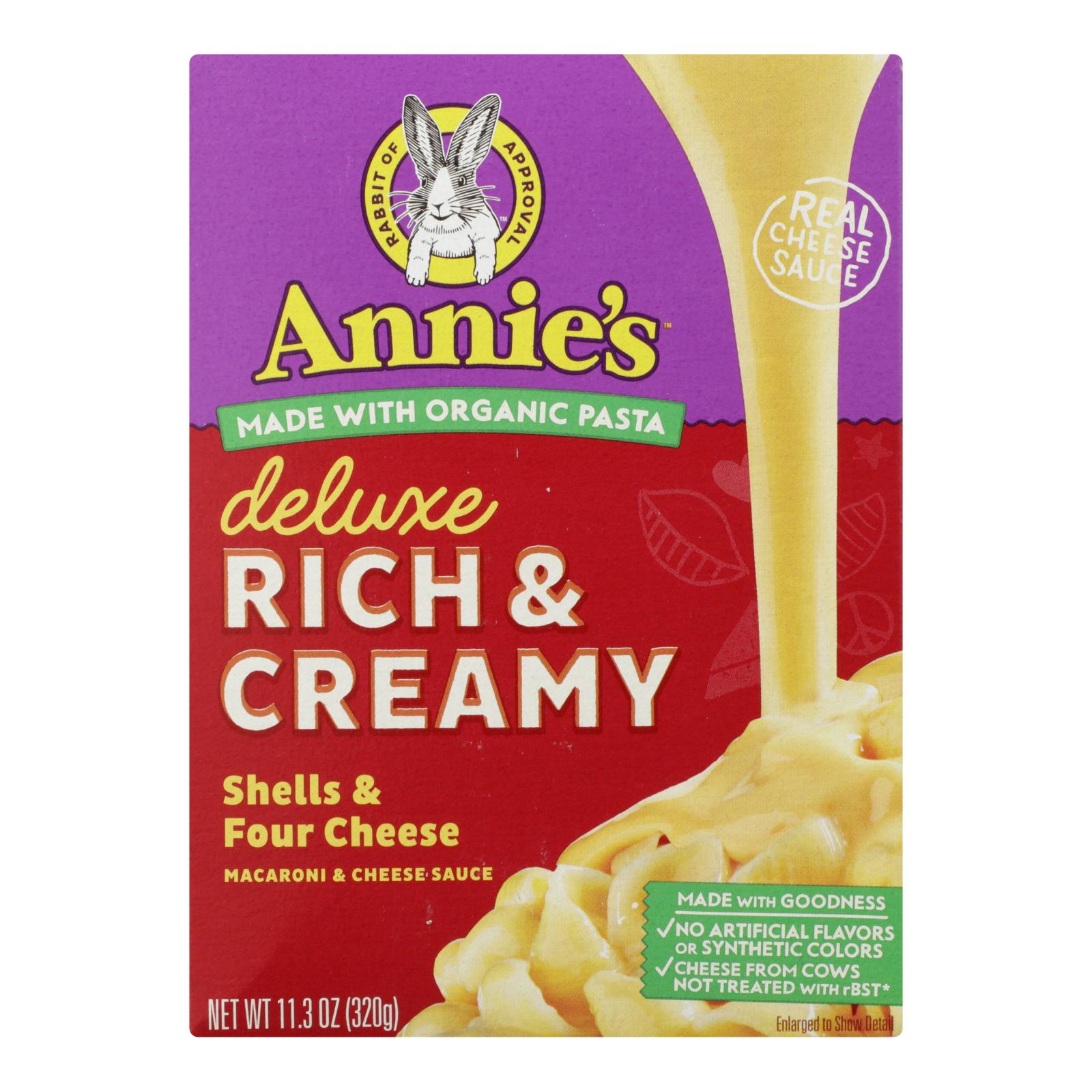 Annie'S Homegrown, Annie's Homegrown - Mac&chs Dlx 4chs Shel - Case of 12 - 11.3 OZ (Pack of 12)