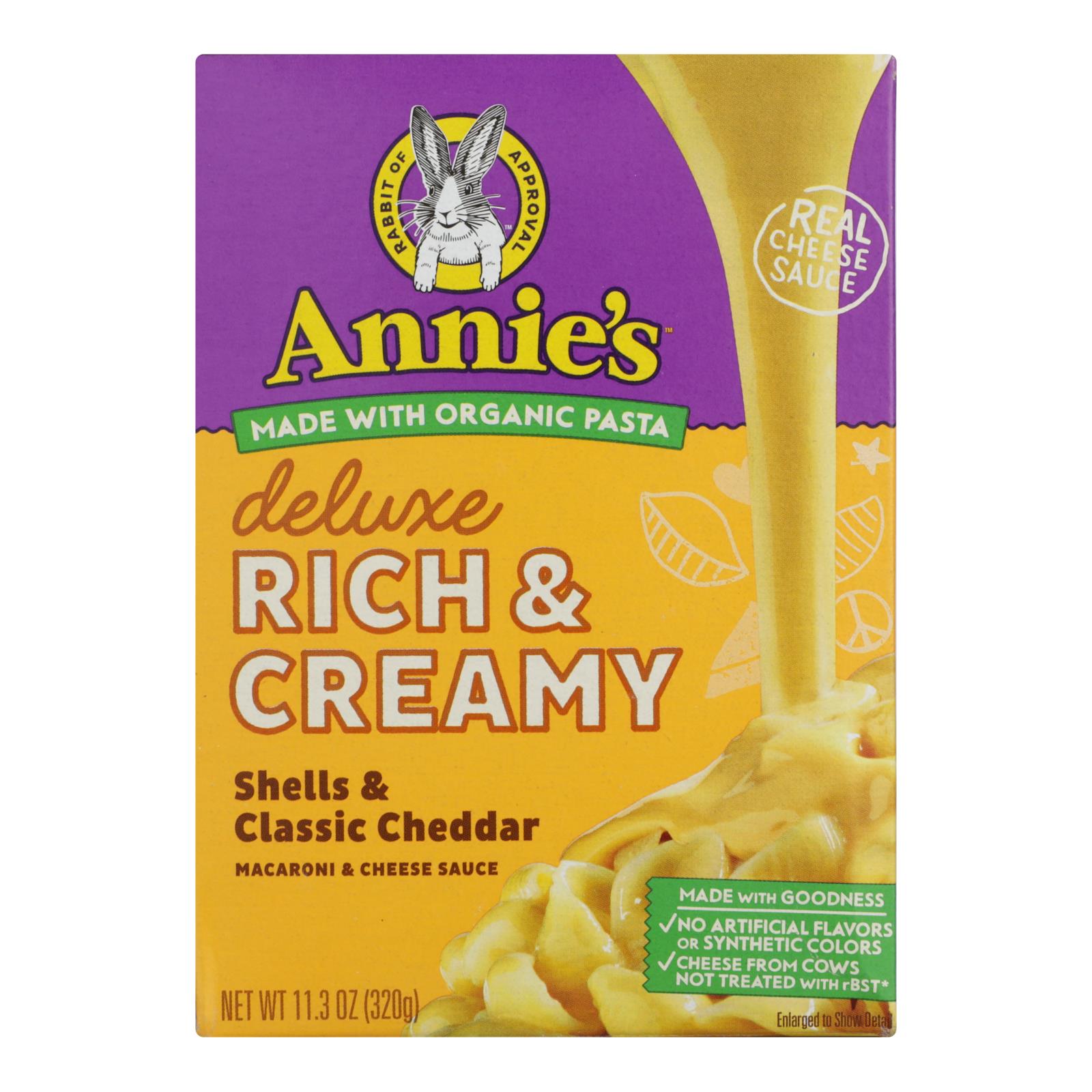 Annie'S Homegrown, Annie's Homegrown - Mac&chs Dlx Shl Chd - Case of 12 - 11.3 OZ (Pack of 12)