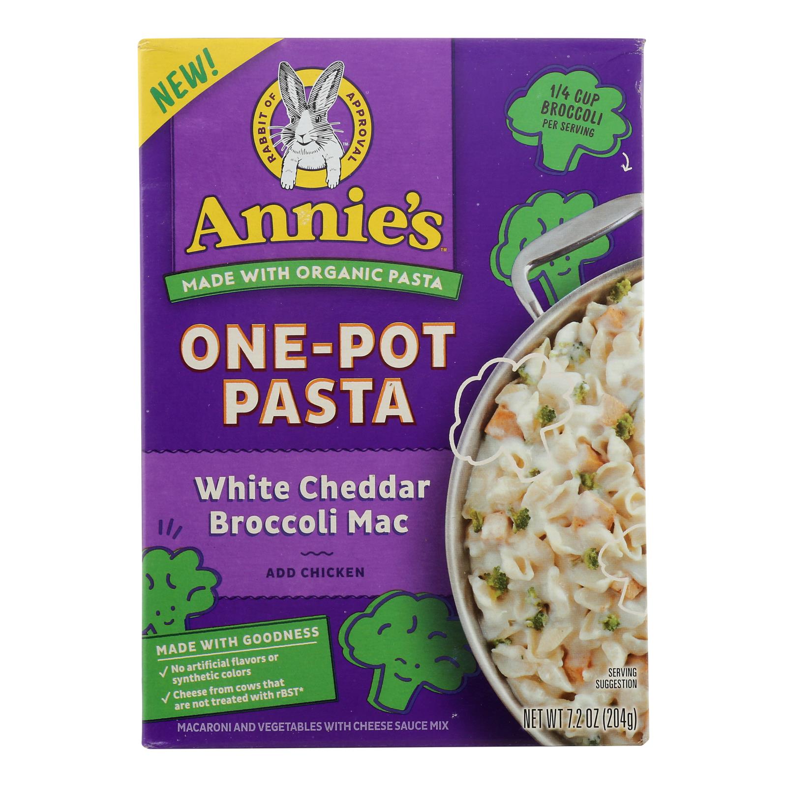 Annie'S Homegrown, Annie's Homegrown - One Pot Psta Ched Brc - Case of 8 - 7.2 OZ (Pack of 8)