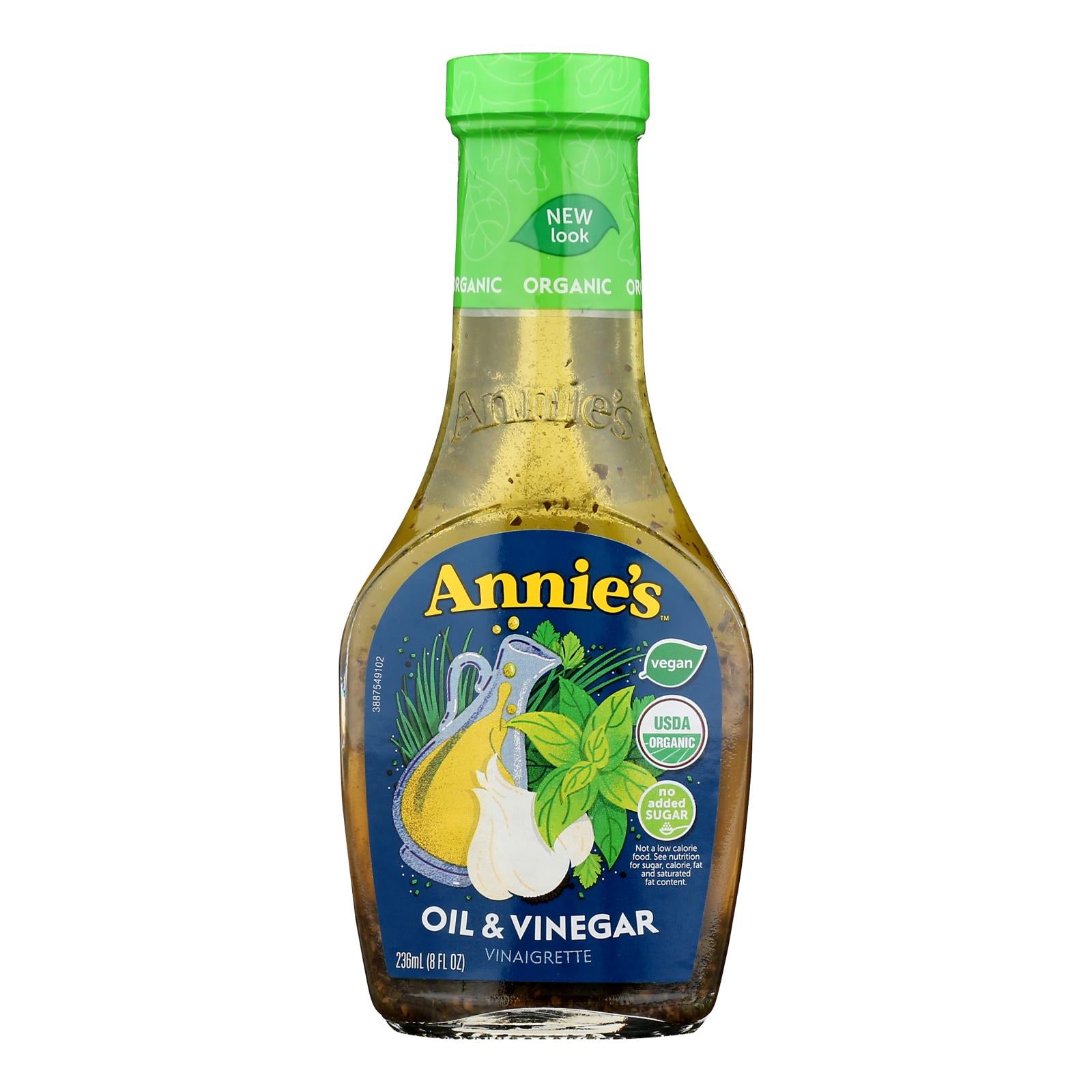 Annie'S Naturals, Annie's Naturals Vinaigrette Organic Oil and Vinegar - Case of 6 - 8 fl oz.