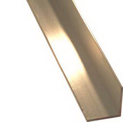 Steelworks Boltmaster, Anodized Aluminum Angle, 1/16 x 1 x 36-In.