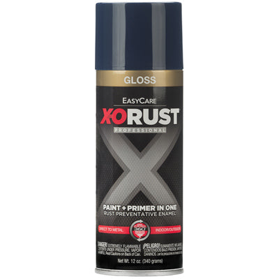True Value Mfg Company, Anti-Rust Enamel Paint & Primer, Blue Gloss, 12-oz. Spray