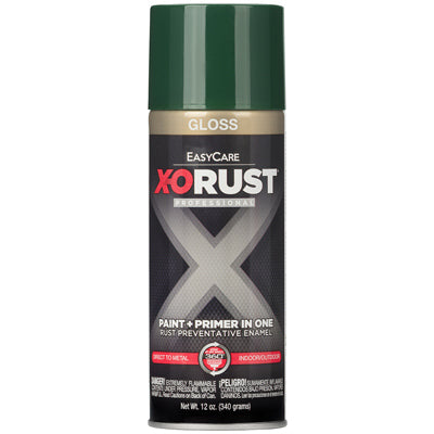 True Value Mfg Company, Anti-Rust Enamel Paint & Primer, Hunter Green Gloss, 12-oz. Spray