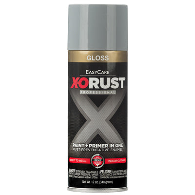 True Value Mfg Company, Anti-Rust Enamel Paint & Primer, Machinery Gray Gloss, 12-oz. Spray