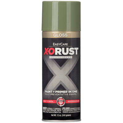 True Value Mfg Company, Anti-Rust Enamel Paint & Primer, Reed Gloss, 12-oz. Spray