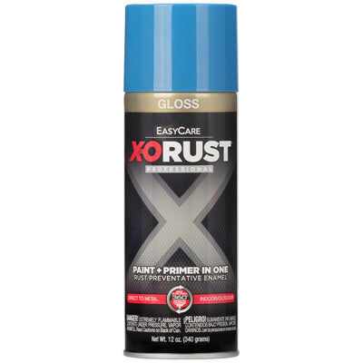 True Value Mfg Company, Anti-Rust Enamel Paint & Primer, Safety Blue Gloss, 12-oz. Spray
