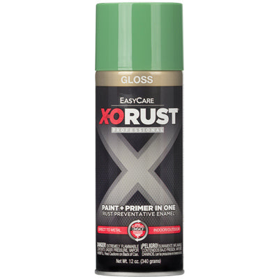 True Value Mfg Company, Anti-Rust Enamel Paint & Primer, Safety Green Gloss, 12-oz. Spray