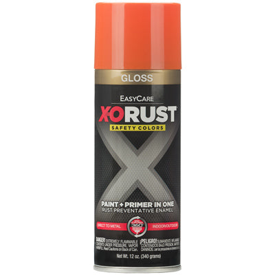 True Value Mfg Company, Anti-Rust Enamel Paint & Primer, Safety Orange Gloss, 12-oz. Spray