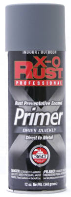 True Value Mfg Company, Anti-Rust Enamel Primer, Gray, 12-oz. Spray