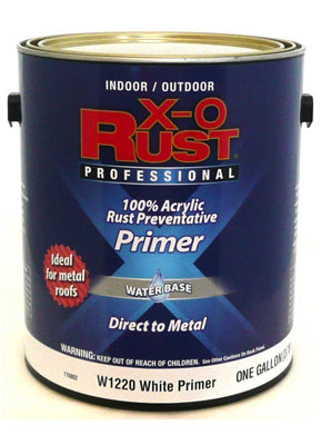 True Value Mfg Company, Anti-Rust Primer, Interior/Exterior, White Metal, 1-Gallon (Pack of 2)