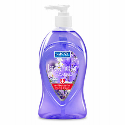 Lucky Super Soft, Antibacterial Hand Soap, Lavender Bouquet, 13.5-oz.