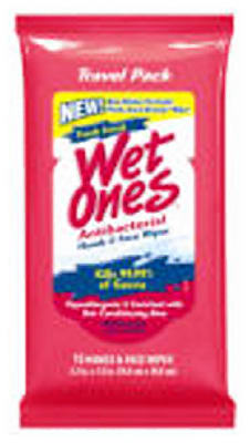 Wet Ones, Antibacterial Wipes, 20-Count (Pack of 10)