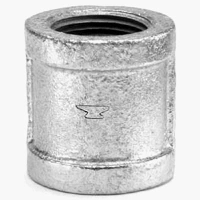 ANVIL INTERNATIONAL, Anvil 1-1/4 in. FPT X 1-1/4 in. D FPT Galvanized Malleable Iron Coupling