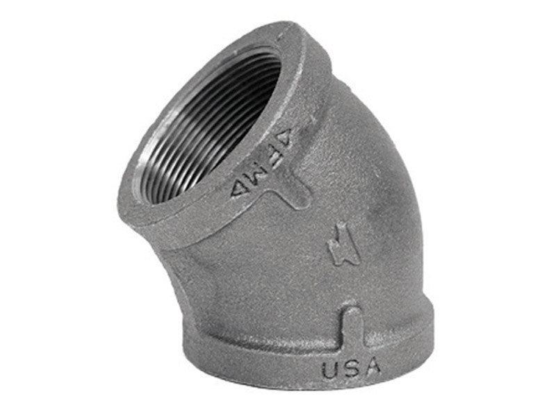 ANVIL INTERNATIONAL, Anvil 1-1/4 in. FPT X 1-1/4 in. D FPT Galvanized Malleable Iron Elbow