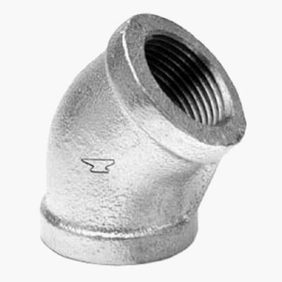 ANVIL INTERNATIONAL, Anvil 1-1/4 in. FPT X 1-1/4 in. D FPT Galvanized Malleable Iron Elbow