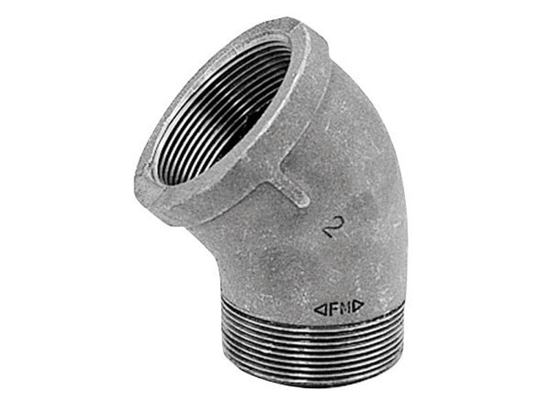 ANVIL INTERNATIONAL, Anvil 1-1/4 in. FPT X 1-1/4 in. D FPT Galvanized Malleable Iron Street Elbow