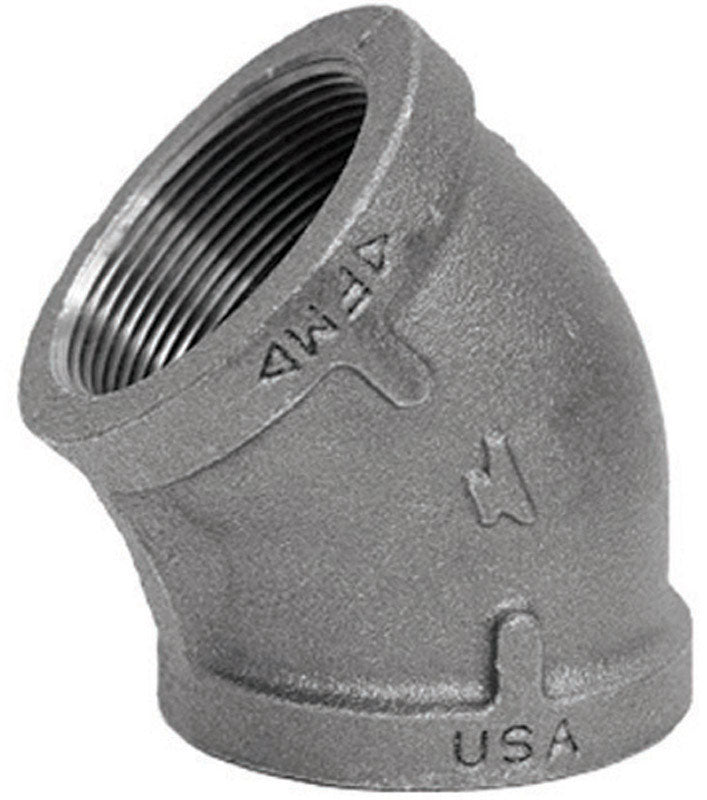 ANVIL INTERNATIONAL, Anvil 1-1/4 in. FPT X 1-1/4 in. D MPT Malleable Iron Street Elbow