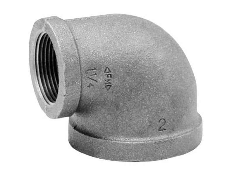 ANVIL INTERNATIONAL, Anvil 1/2 in. FPT X 3/8 in. D FPT Galvanized Malleable Iron Elbow