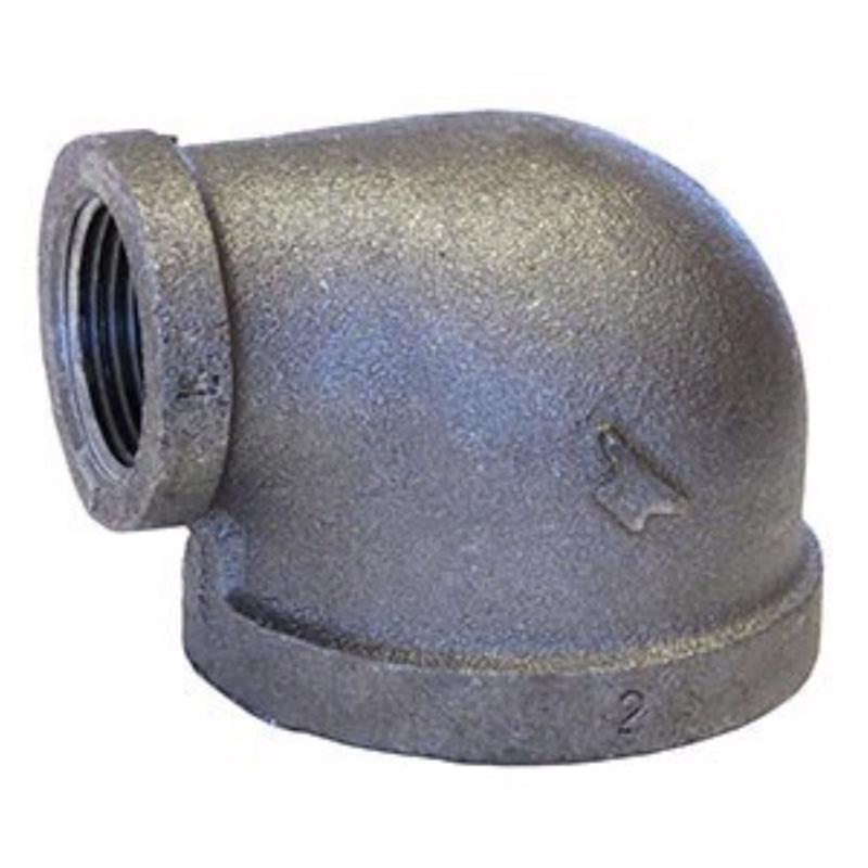 ANVIL INTERNATIONAL, Anvil 1/2 in. FPT X 3/8 in. D FPT Galvanized Malleable Iron Elbow