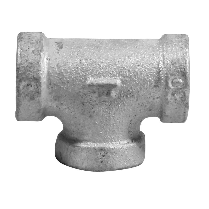 ANVIL INTERNATIONAL, Anvil 1/4 in. FPT X 1/4 in. D FPT 1/4 in. D FPT Galvanized Malleable Iron Tee