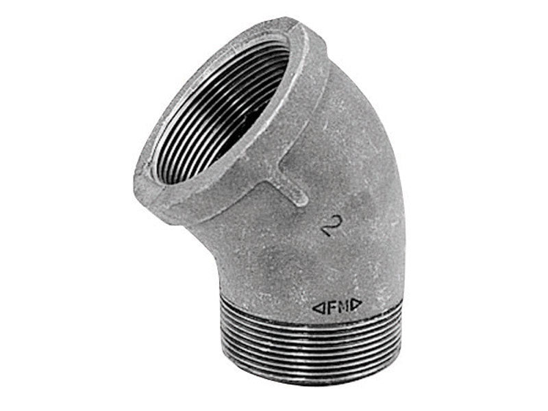 ANVIL INTERNATIONAL, Anvil 1/4 in. FPT X 1/4 in. D MPT Galvanized Malleable Iron Street Elbow