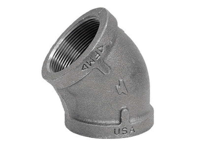 ANVIL INTERNATIONAL, Anvil 1/8 in. FPT X 1/8 in. D FPT Galvanized Malleable Iron Elbow