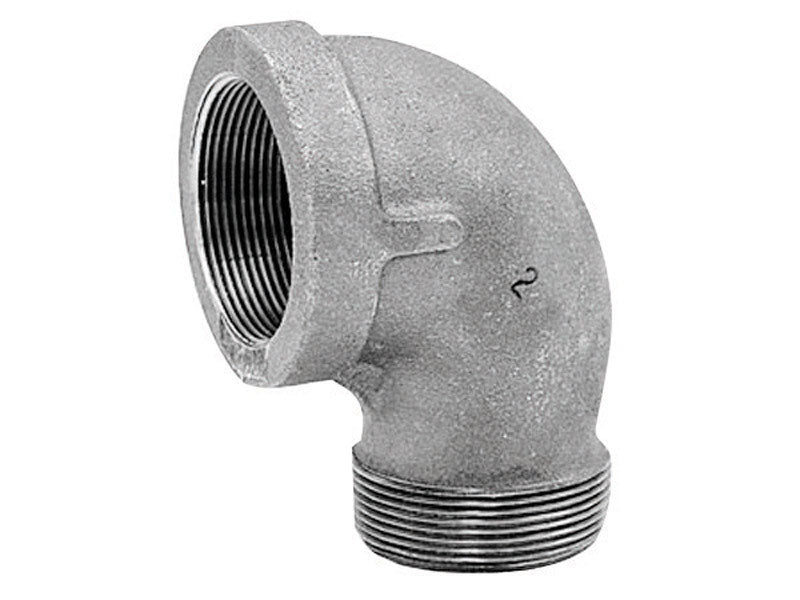 ANVIL INTERNATIONAL, Anvil 1/8 in. FPT X 1/8 in. D MPT Galvanized Malleable Iron 90 Degree Street Elbow