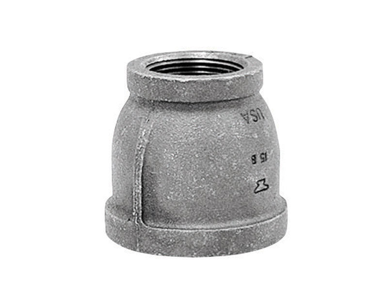 ANVIL INTERNATIONAL, Anvil 2 in. FPT X 1-1/2 in. D FPT Galvanized Malleable Iron Reducing Coupling