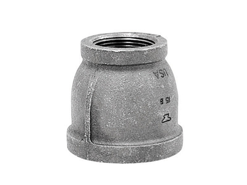 ANVIL INTERNATIONAL, Anvil 3/4 in. FPT X 1/4 in. D FPT Black Malleable Iron Reducing Coupling