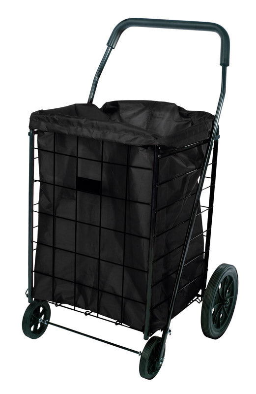 ACE TRADING - SHOPPING CARTS APEX, Apex 24 in.   H X 18 in.   W X 15 in.   L Black Collapsible Shopping Cart Liner