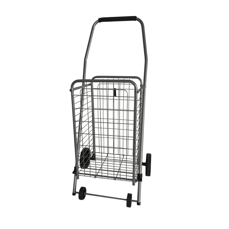 ACE TRADING - SHOPPING CARTS APEX, Apex 37.6 in. H X 14.8 in. W X 18.5 in. L Gray Collapsible Shopping Cart