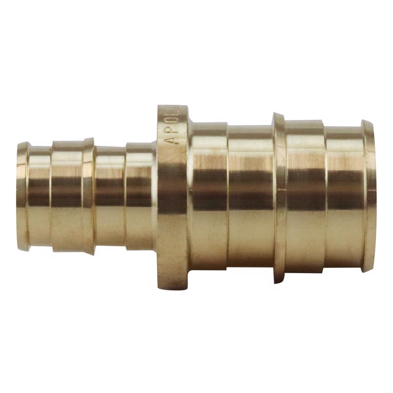 THE MOSACK GROUP INC, Apollo 1/2 in. Expansion PEX in to X 3/4 in. D Barb Brass Straight Coupling