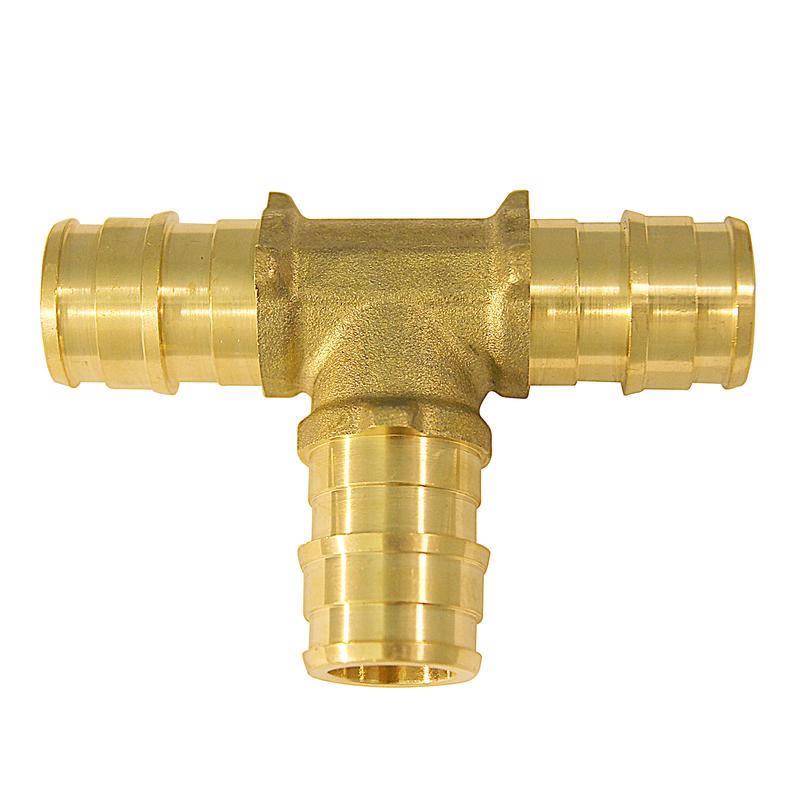 THE MOSACK GROUP INC, Apollo PEX-A 1/2 in. Barb  T X 1/2 in. D Barb  Brass Tee (Pack of 50)