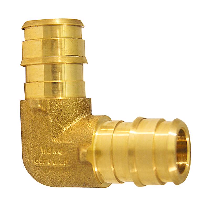 THE MOSACK GROUP INC, Apollo PEX-A 1/2 in. Expansion PEX in to T X 1/2 in. D Barb  Brass 90 Degree Elbow (Pack of 50)