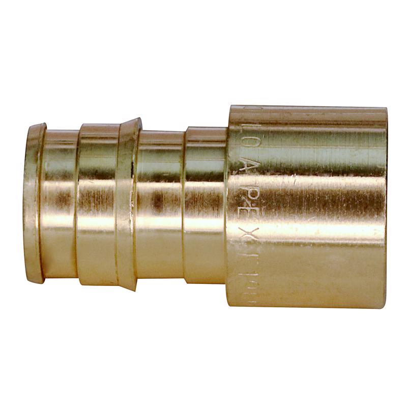 THE MOSACK GROUP INC, Apollo PEX-A 1/2 in. Expansion PEX in to T X 1/2 in. D Female Sweat  Brass Adapter (Pack of 50)