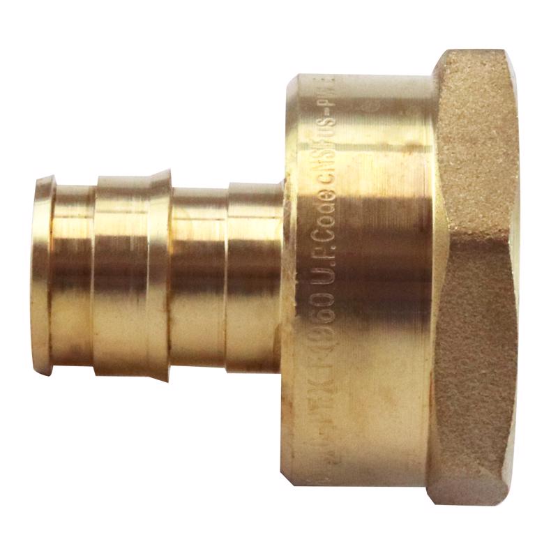 THE MOSACK GROUP INC, Apollo PEX-A 1/2 in. Expansion PEX in to X 3/4 in. D FNPT Brass Adapter