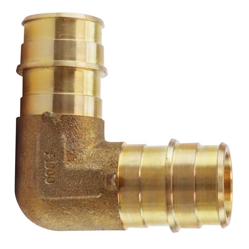 THE MOSACK GROUP INC, Apollo PEX-A 3/4 in. Expansion PEX in to T X 3/4 in. D Barb  Brass 90 Degree Elbow (Pack of 50)