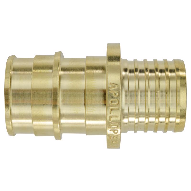 THE MOSACK GROUP INC, Apollo PEX-A 3/4 in. Expansion PEX in to T X 3/4 in. D Barb  Brass Coupling (Pack of 25)
