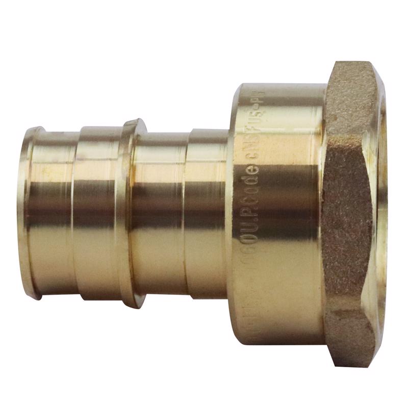 THE MOSACK GROUP INC, Apollo PEX-A 3/4 in. Expansion PEX in to T X 3/4 in. D FNPT  Brass Adapter (Pack of 50)