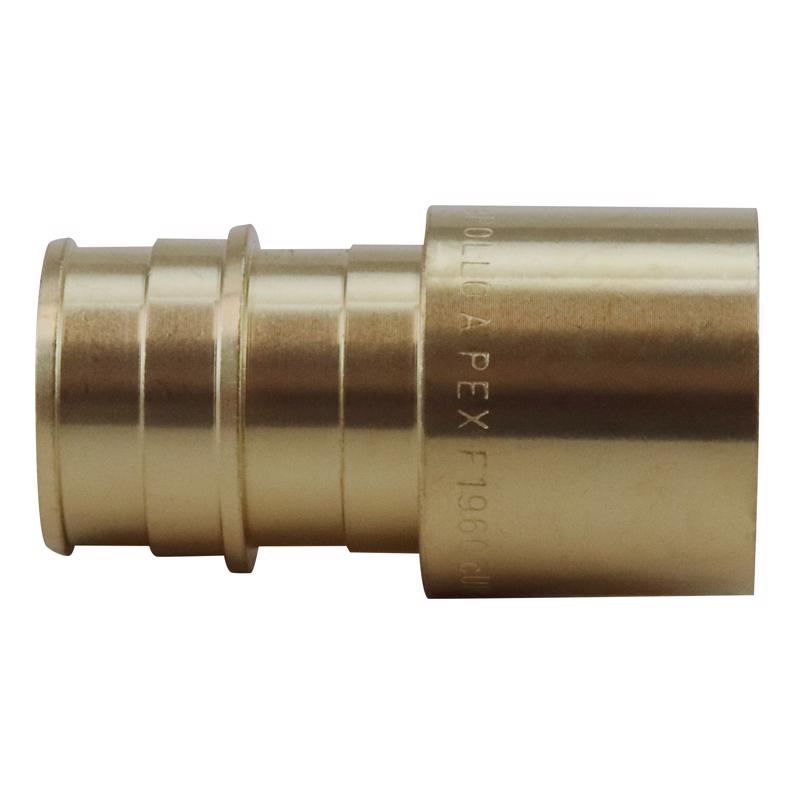 THE MOSACK GROUP INC, Apollo PEX-A 3/4 in. Expansion PEX in to T X 3/4 in. D Female Sweat  Brass Adapter (Pack of 25)