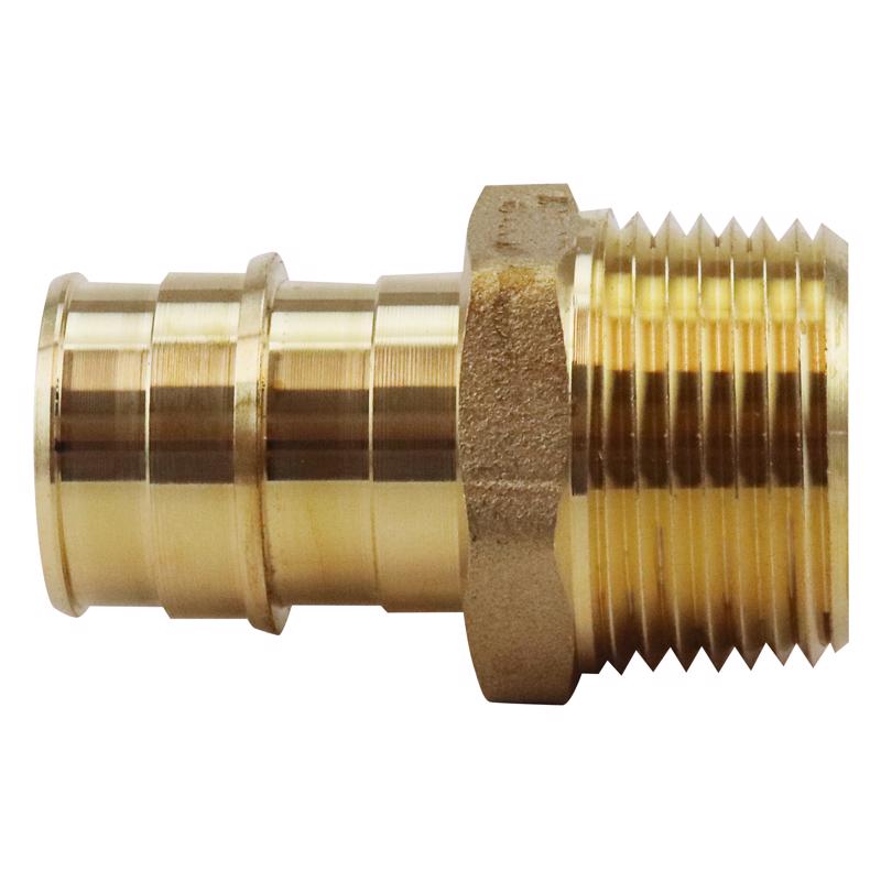 THE MOSACK GROUP INC, Apollo PEX-A 3/4 in. Expansion PEX in to X 3/4 in. D MNPT Brass Adapter