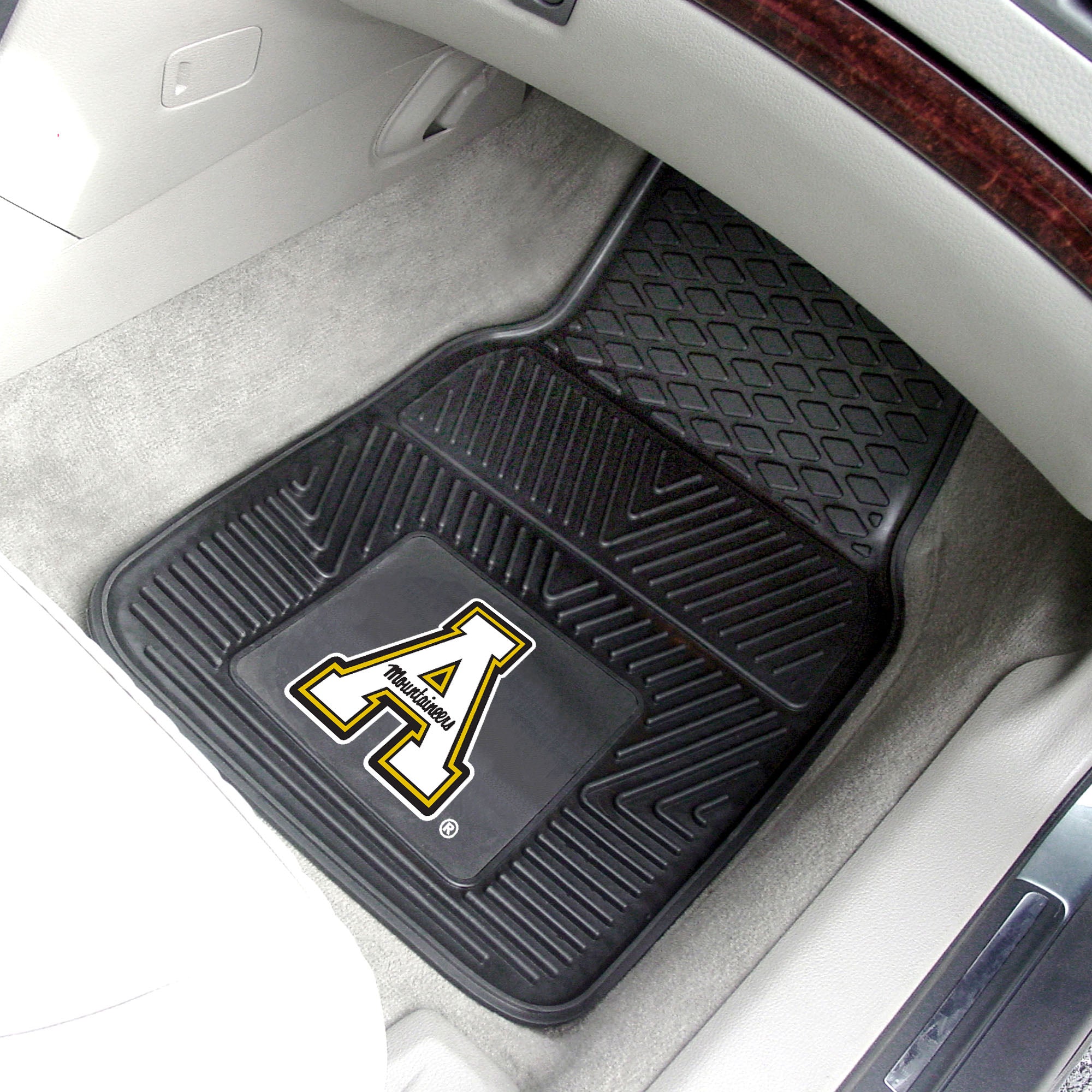 FANMATS, Appalachian State University Heavy Duty Car Mat Set - 2 Pieces